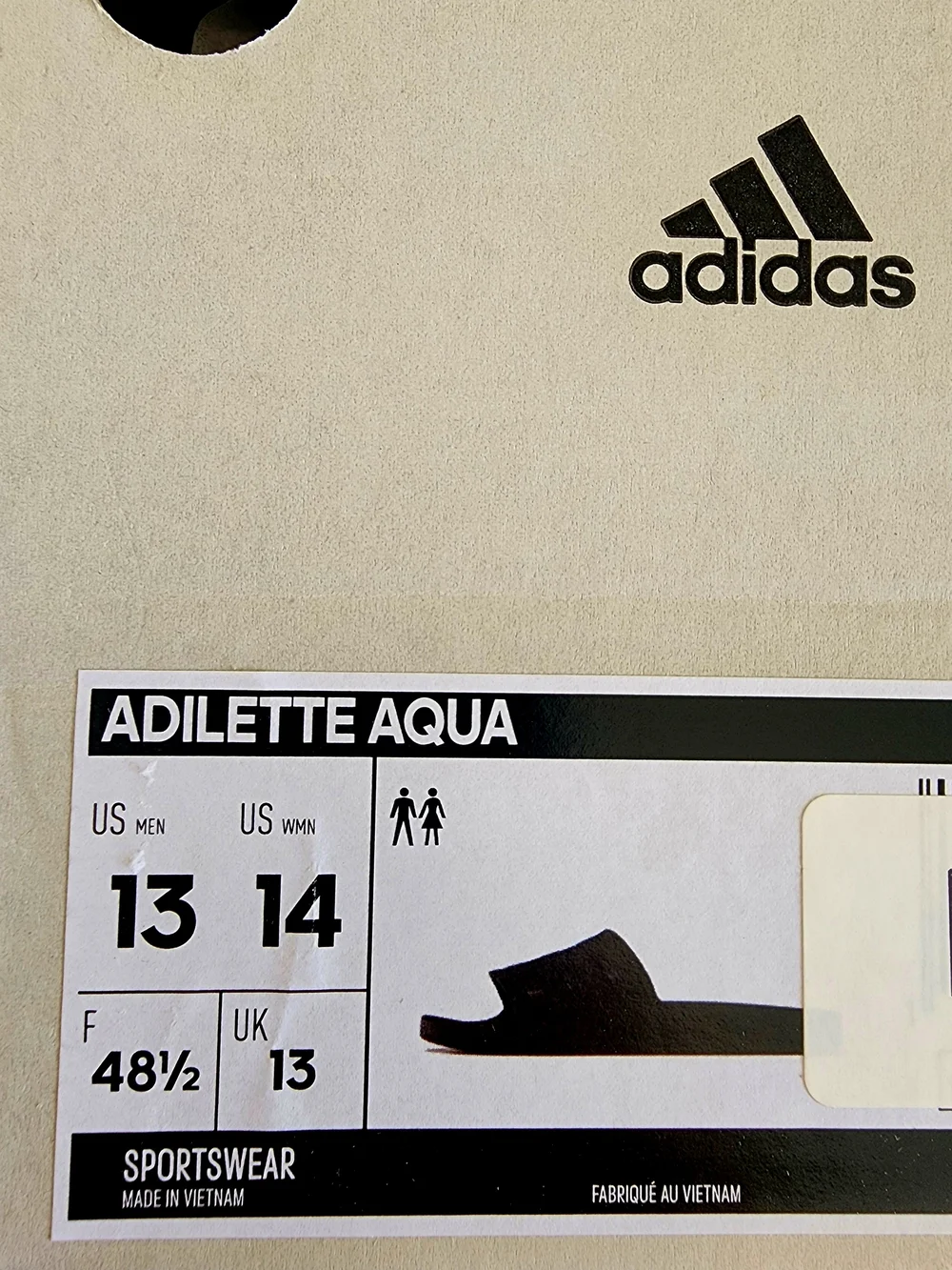 adidas Adilette Aqua Slides - Black